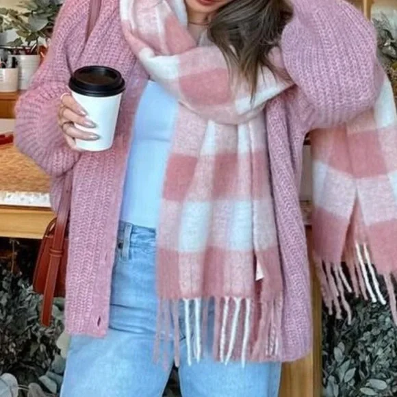 Sezane Pink Women's Cardigan Sweater - Picture 4 of 15